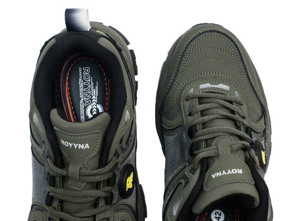 Кросівки Royyna 7243049 р. 46 Оливковий (22964) - фото 4 Кросівки Royyna 7243049 р. 46 Оливковий (22964) - фото 4