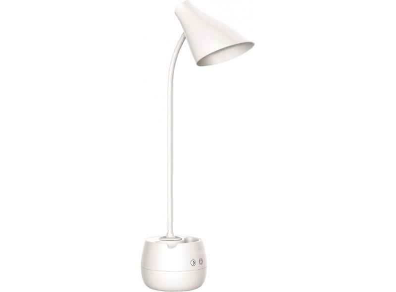 Настільний світильник LED Luxel 7W з органайзером Білий (TL-10W) Настільний світильник LED Luxel 7W з органайзером Білий (TL-10W)