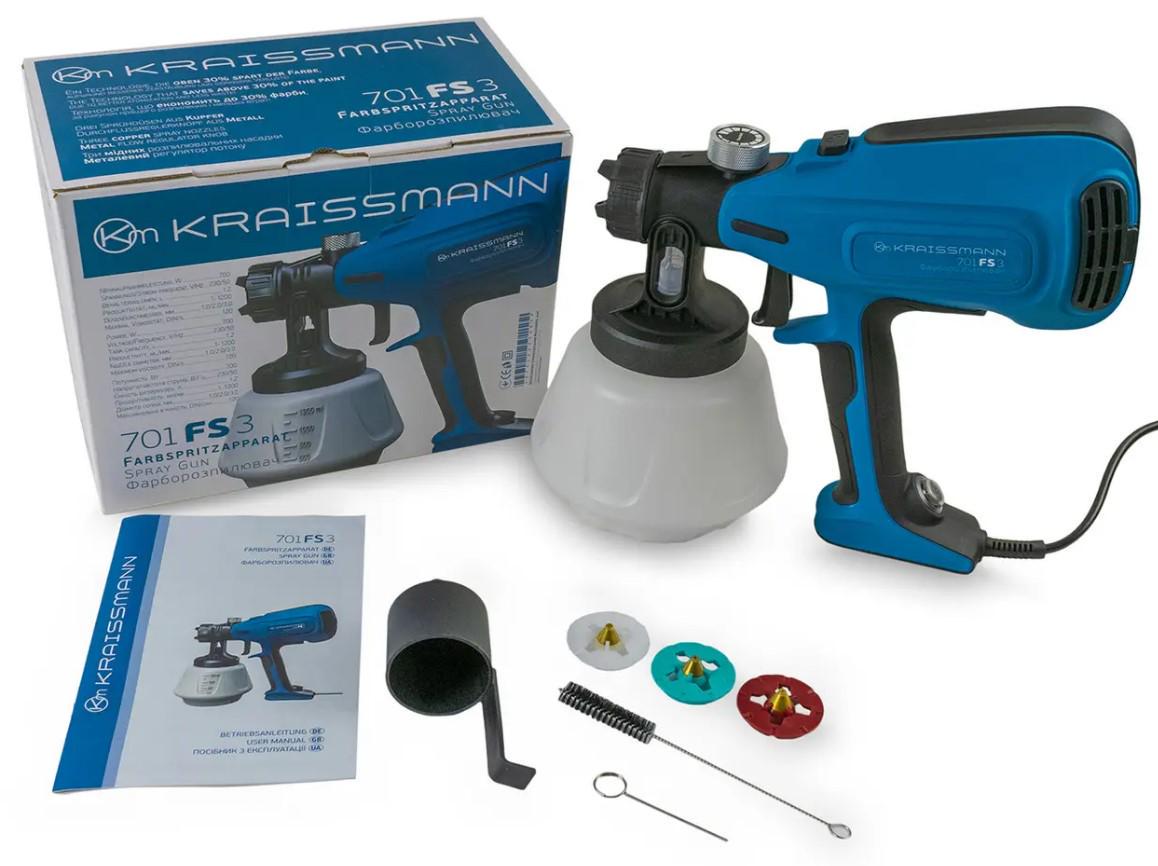 Краскораспылитель электрический KRAISSMANN 701 FS 3 (21077768)