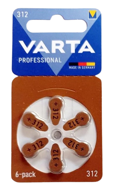 Батарейка повітряно-цинкова Varta Professional ZA312 (2798131762)