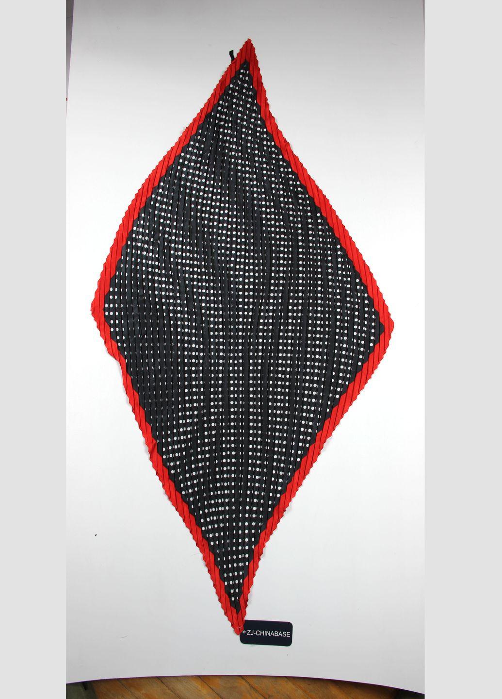 Шарф Asos 1753 Горох one size 69х69 см Черный