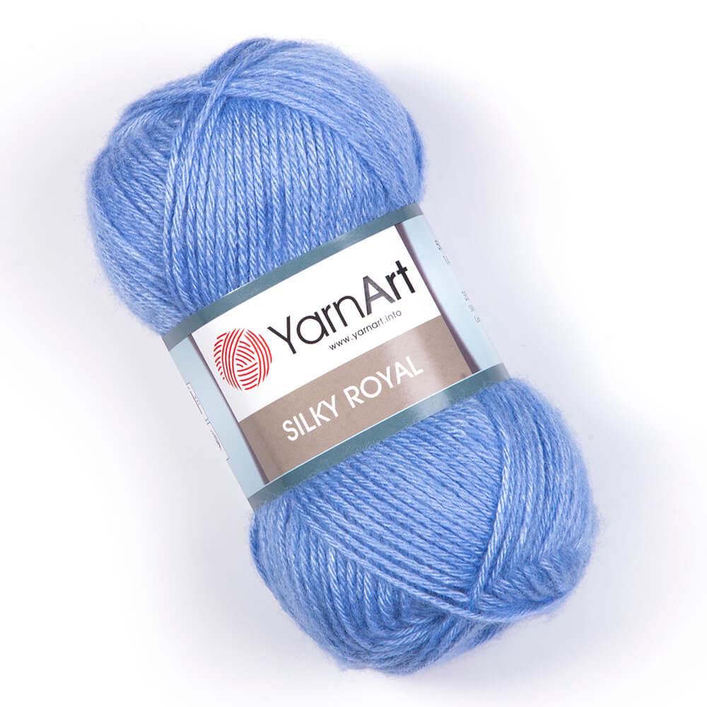 Пряжа YarnArt Silky Royal 443 Голубой (6177)