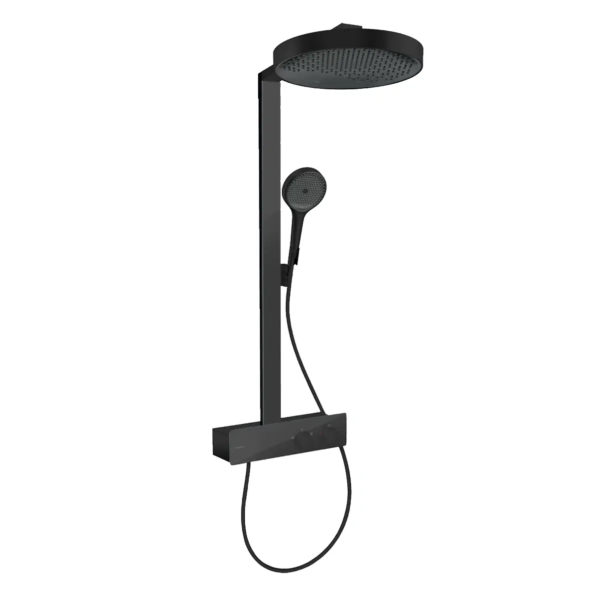 Душевая система Hansgrohe Rainfinity Showerpipe 360 1jet с термостатом металл Черный матовый (26853670)