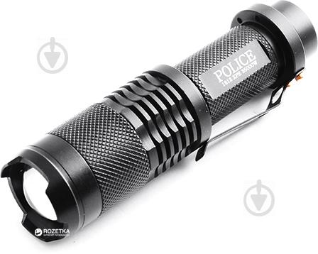 Фонарь 1812-T6 18650 ЗУ 220В 12В Черный (20053100088)