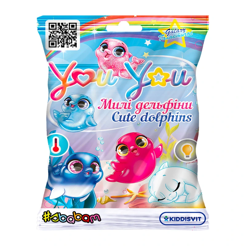 Фігурка-сюрприз колекційна YOU YOU МИЛІ ДЕЛЬФІНИ Фігурка-сюрприз колекційна YOU YOU МИЛІ ДЕЛЬФІНИ