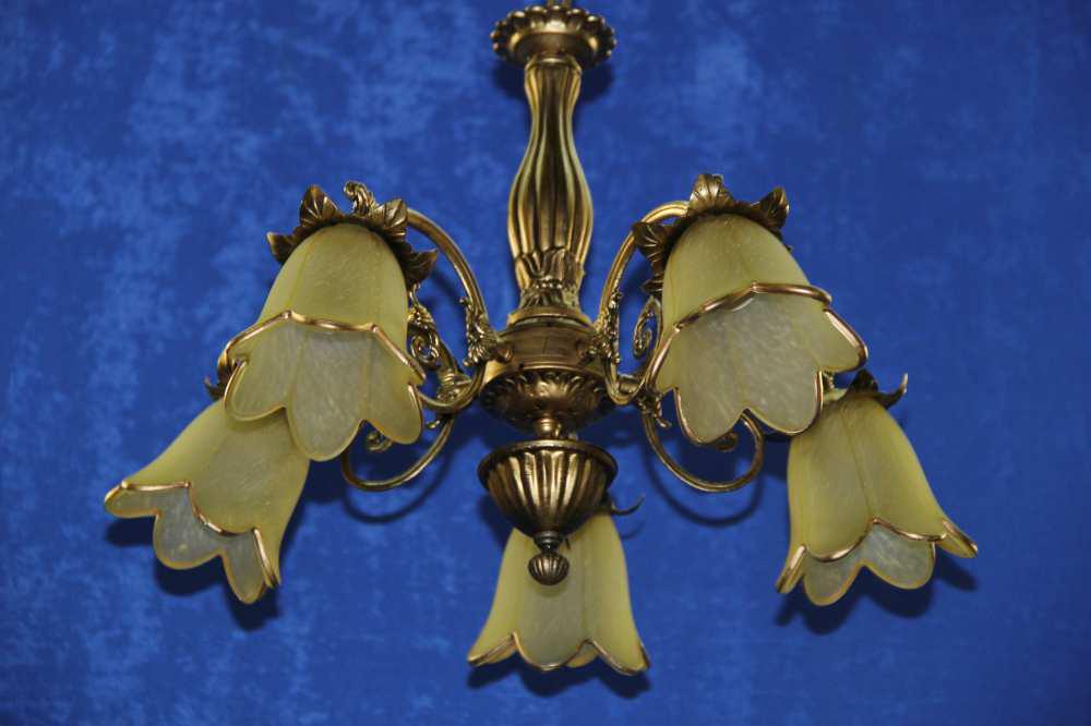 Люстра с плафонами Ray L11808/5 PB (IR006492)