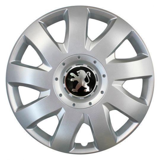 Автомобильные колпаки SKS 426 R16 с логотипом Peugeot 4 шт. Серебристый