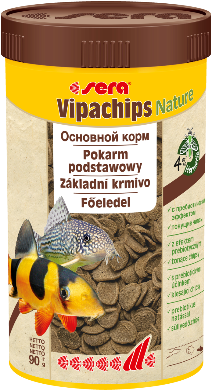Сухой корм sera Vipachips Nature для аквариумных донных рыб 250 мл Сухой корм sera Vipachips Nature для аквариумных донных рыб 250 мл