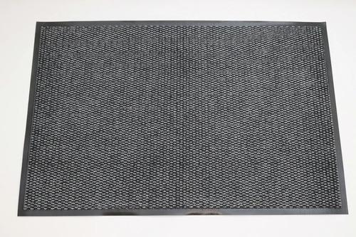 Килимок вологопоглинаючий на гумовій основі 90х60 см Сірий