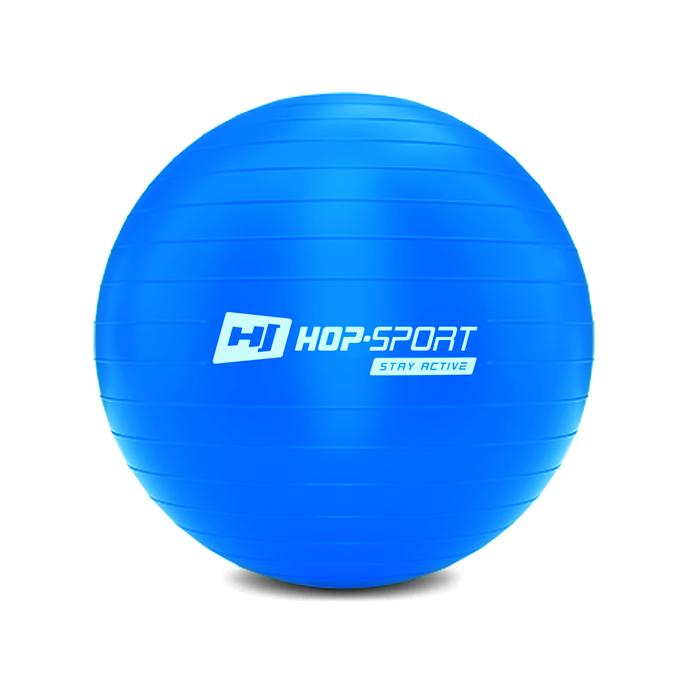 Фитбол Hop-Sport 45 см + насос Голубой (2460)