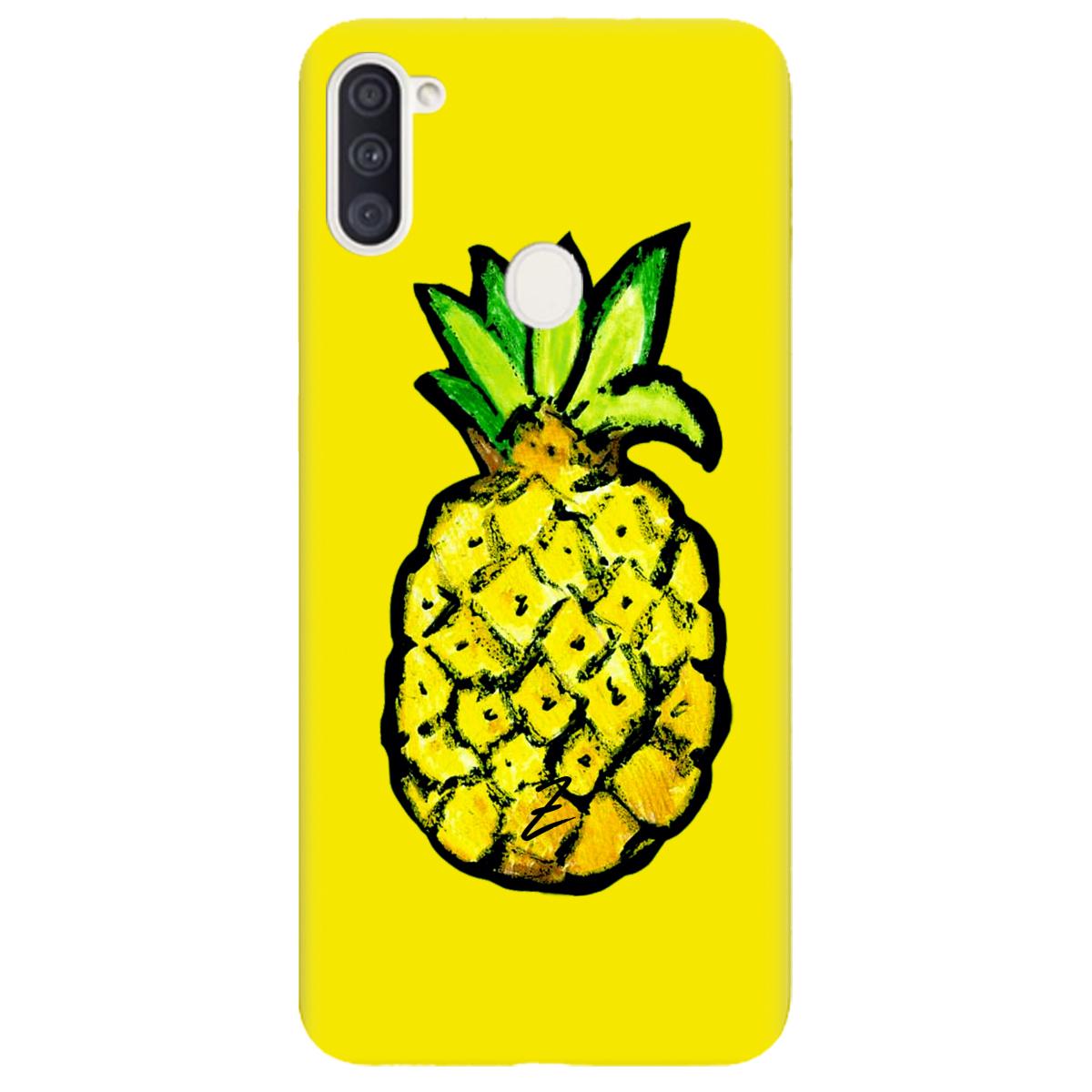 Силіконовий чохол Zorrov для Samsung Galaxy A11 - Sunny  pineapple (14140040183100017)