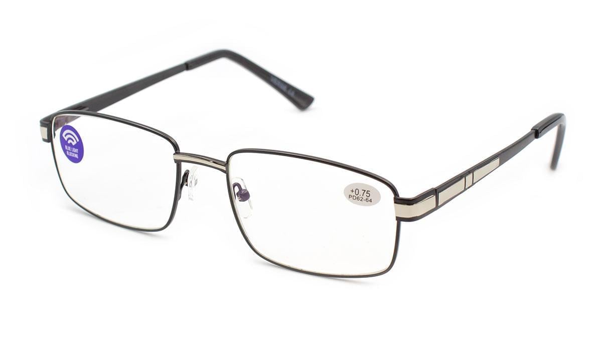 Окуляри для зору в металевій оправі Verse 23133-C1 Blue Blocker -2,75 (231011315)