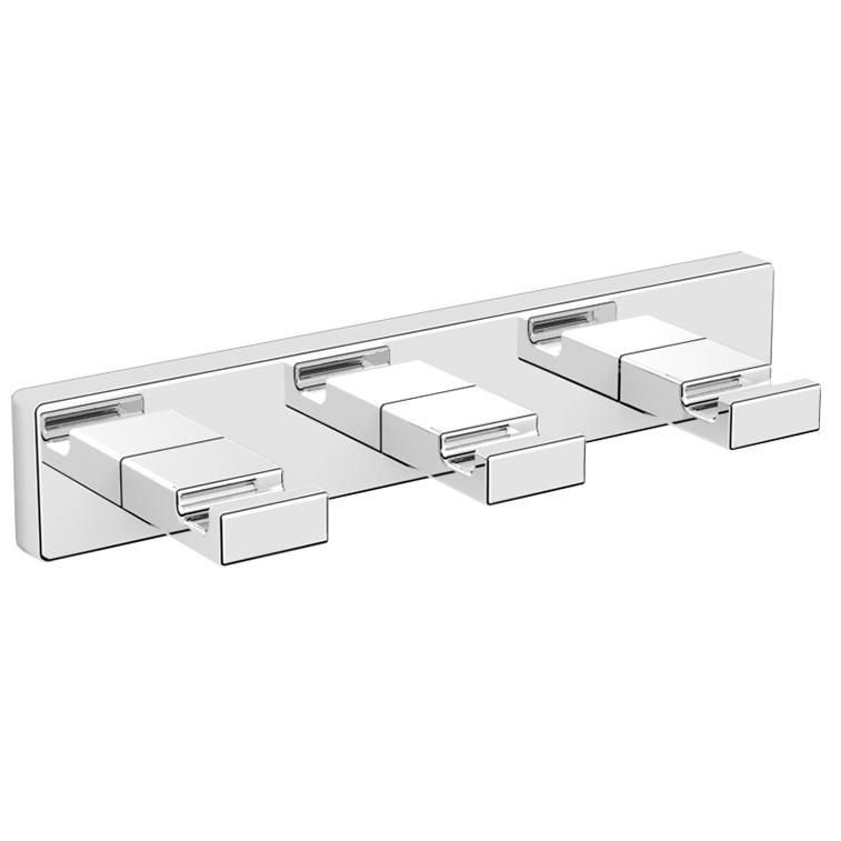Планка с крючками для полотенец LANGBERGER Unique 2110933A тройной Хром (168157)