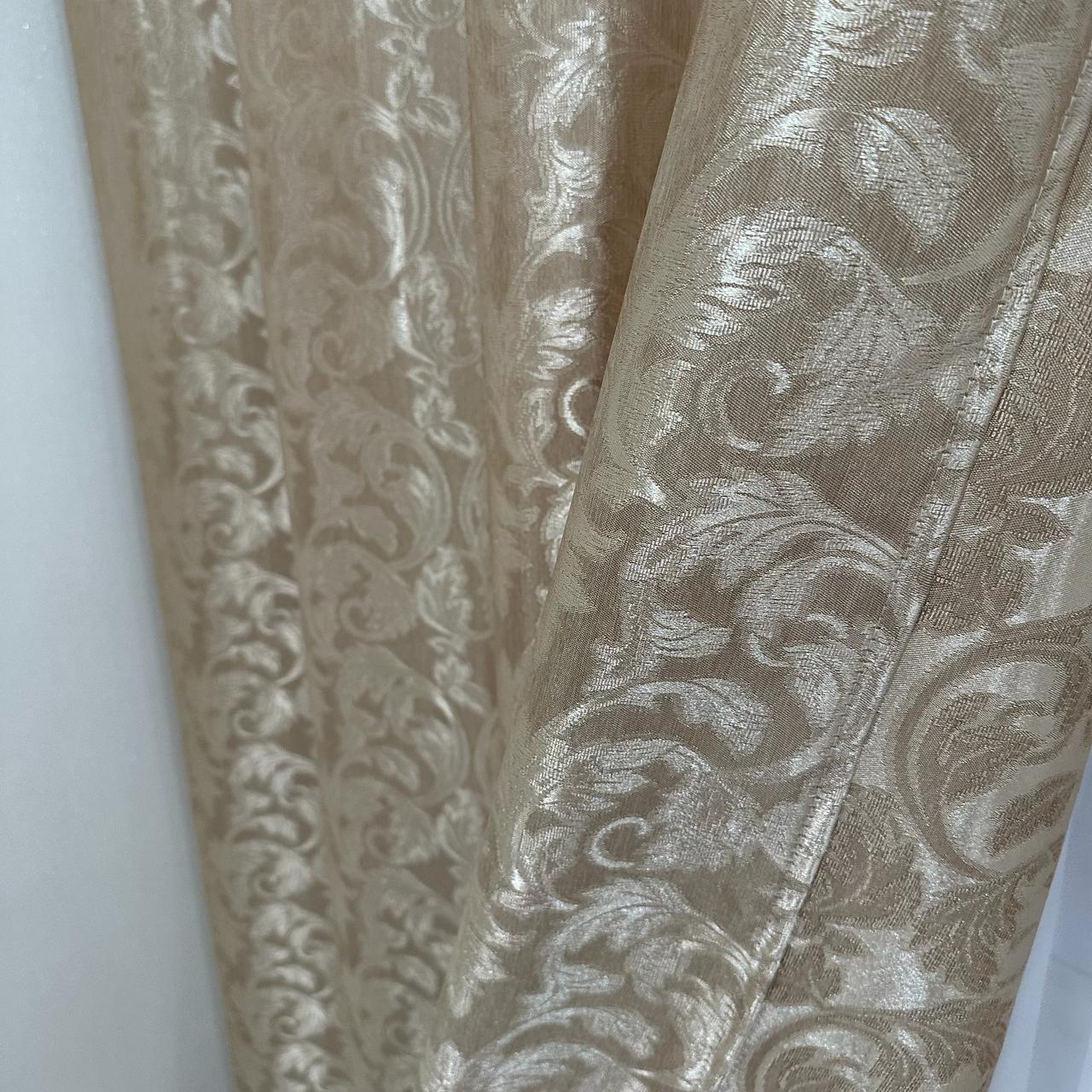 Штори Севілья жаккардові 1,5 х2, 7 м 2 шт. Бежевий (28740421) - фото 3 Штори Севілья жаккардові 1,5 х2, 7 м 2 шт. Бежевий (28740421) - фото 3