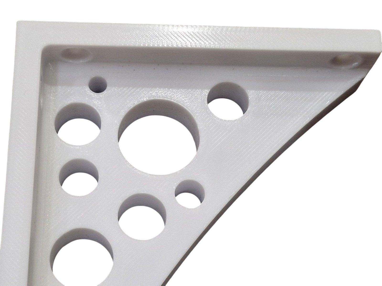 Тримач полиці Сирок для полиць шириною до 150 мм пластик ПЕТ до 12 кг 110х85х20 см 2 шт. (99372633) - фото 8 Тримач полиці Сирок для полиць шириною до 150 мм пластик ПЕТ до 12 кг 110х85х20 см 2 шт. (99372633) - фото 8