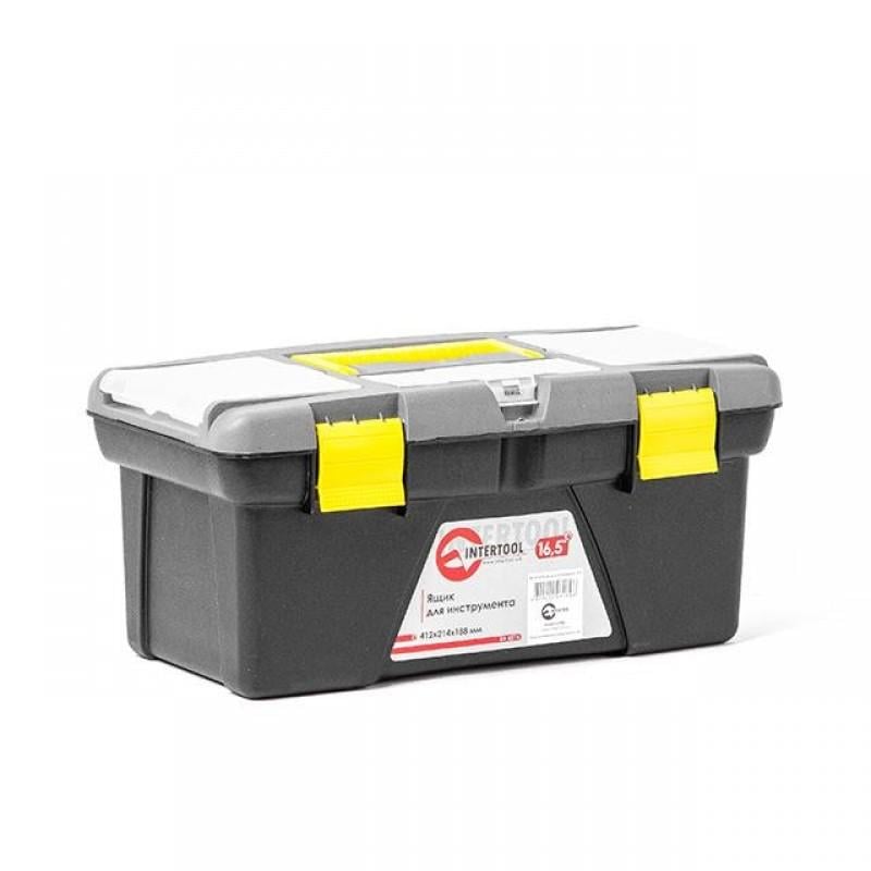 Ящик для инструмента Intertool BX-0316 16,5" 412x214x188 мм (50870)