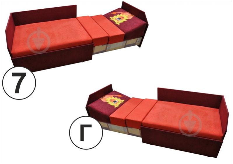 Маленький диванчик Ribeka Лев Сливовый (08M07) - фото 5