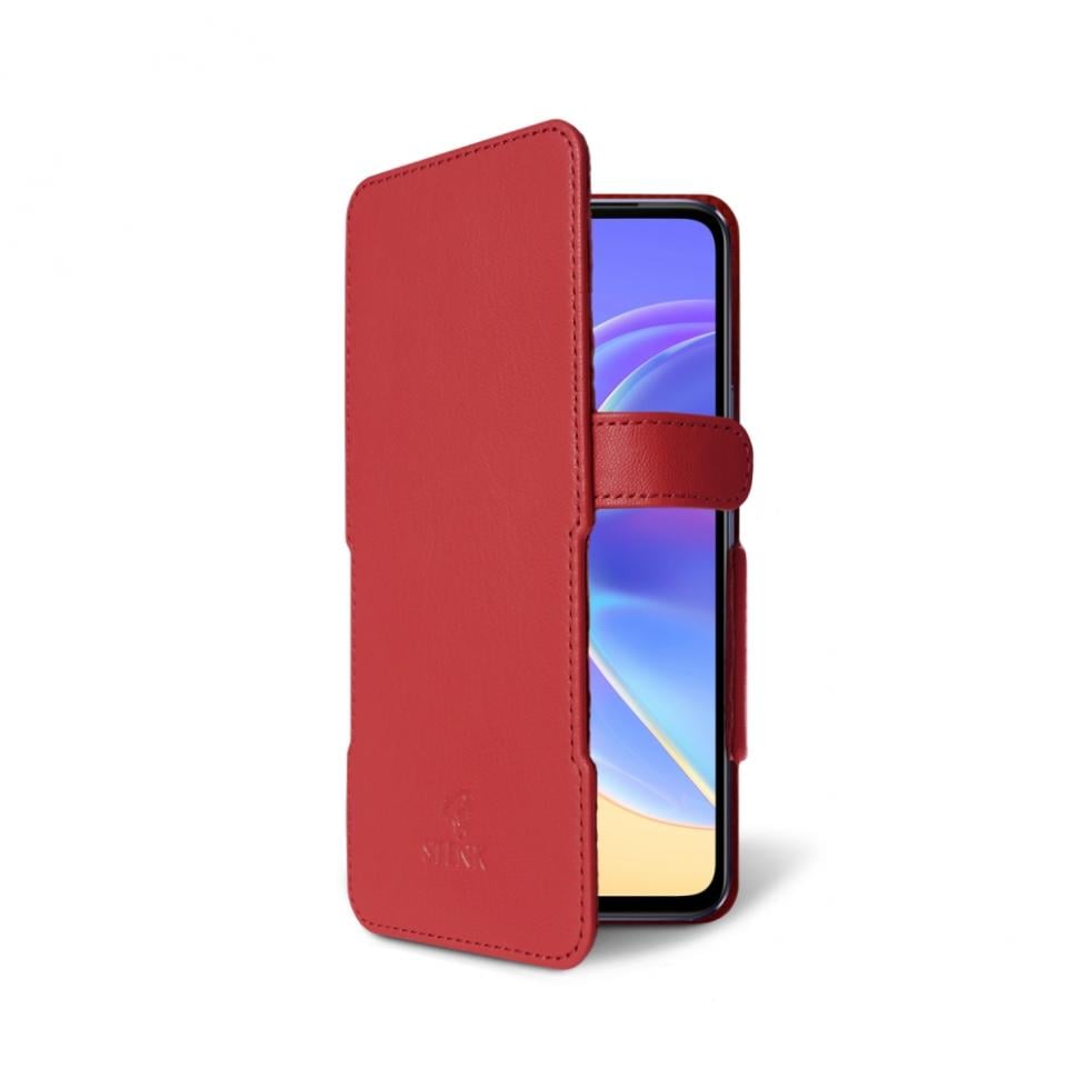 Чехол книжка Stenk Prime для Vivo V21 Красный (69044)
