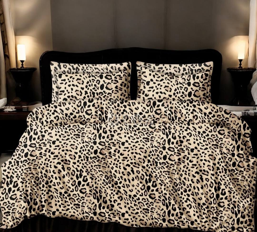 Комплект постельного белья Шкура леопарда полуторный полиэстер 150х220 см (T75-Leo1601/1.5)