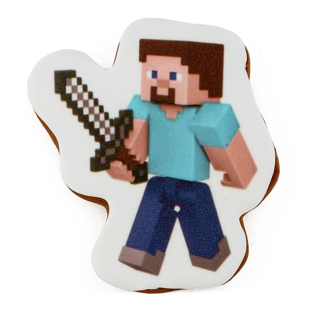 Пряник с принтом Крафт Печенье Minecraft Cтив 45 г