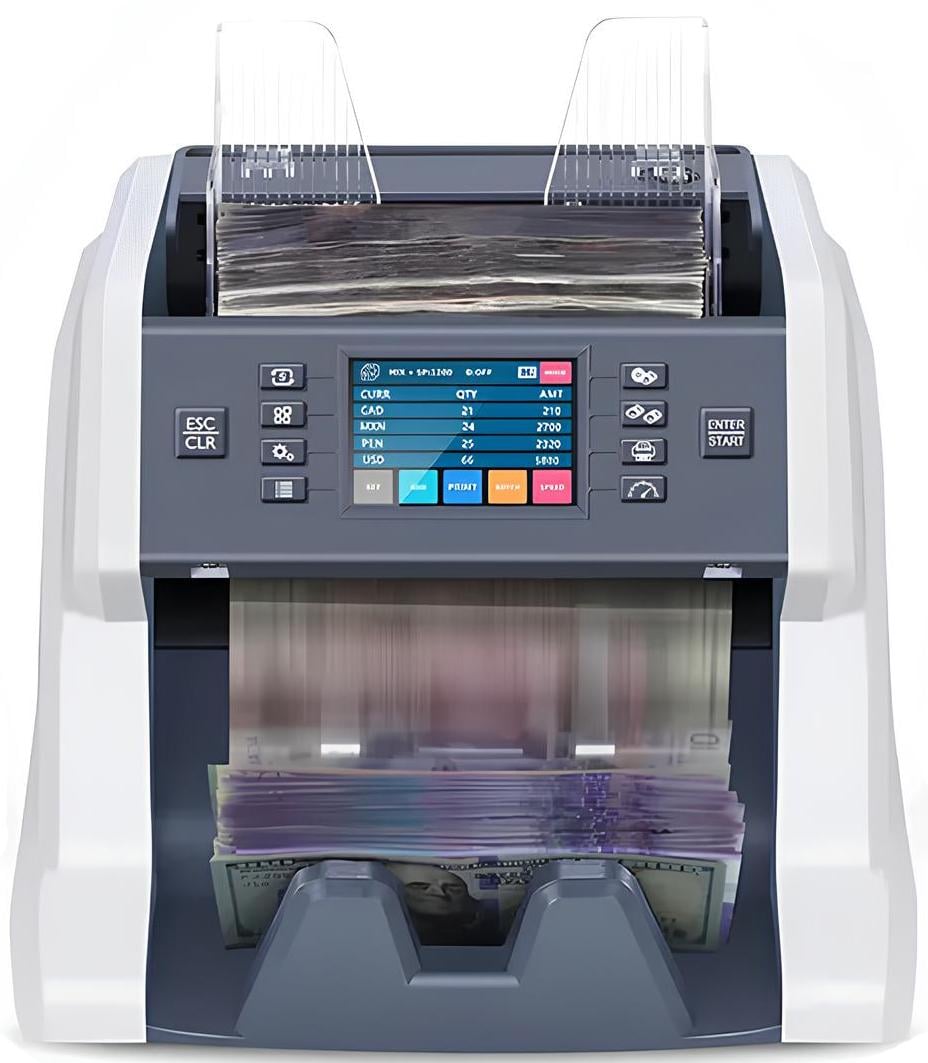 Счетчик банкнот RIBAO с функцией автоматического определения номинала (BC-55)