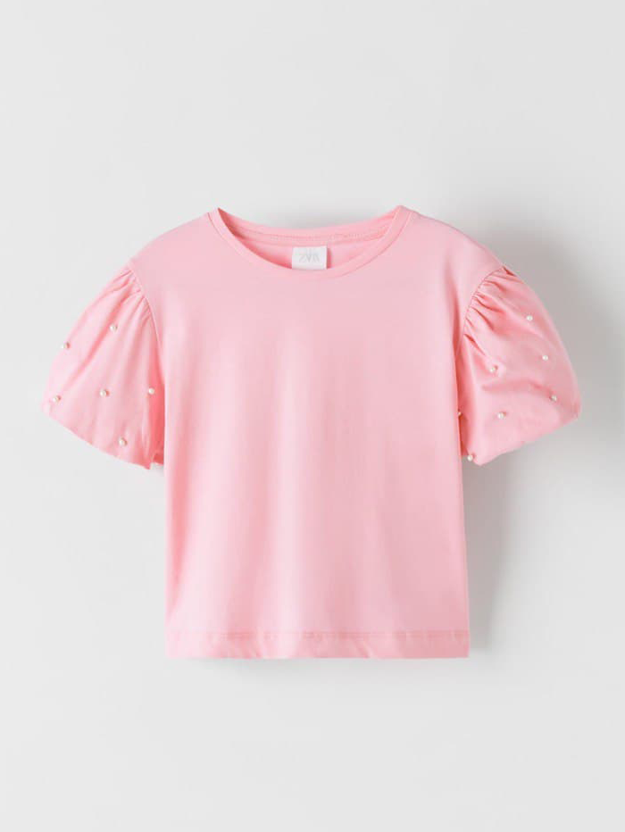 Футболка ZARA 6 лет 116 см Розовый (ZR-00033)