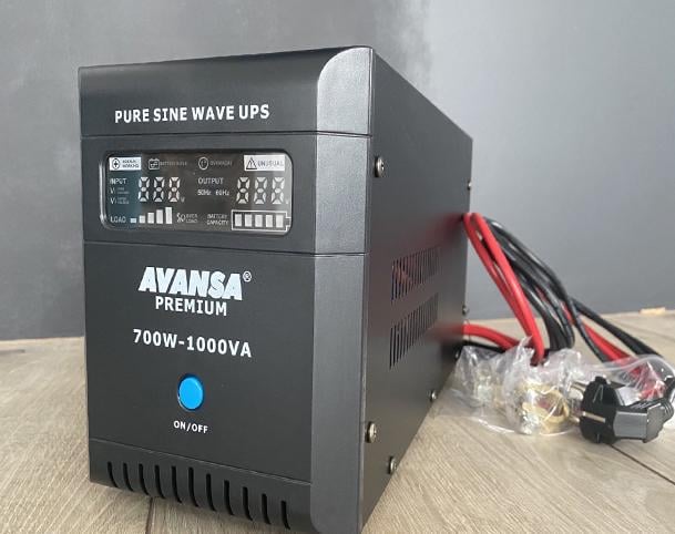 Джерело безперебійного живлення AVANSA Premium UPS 700 Вт - фото 7