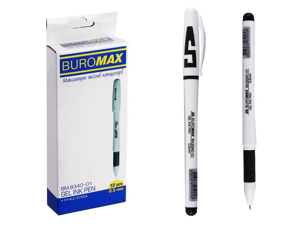 Ручка гелева 12 шт. в уп. Чорний (MTT-182208)