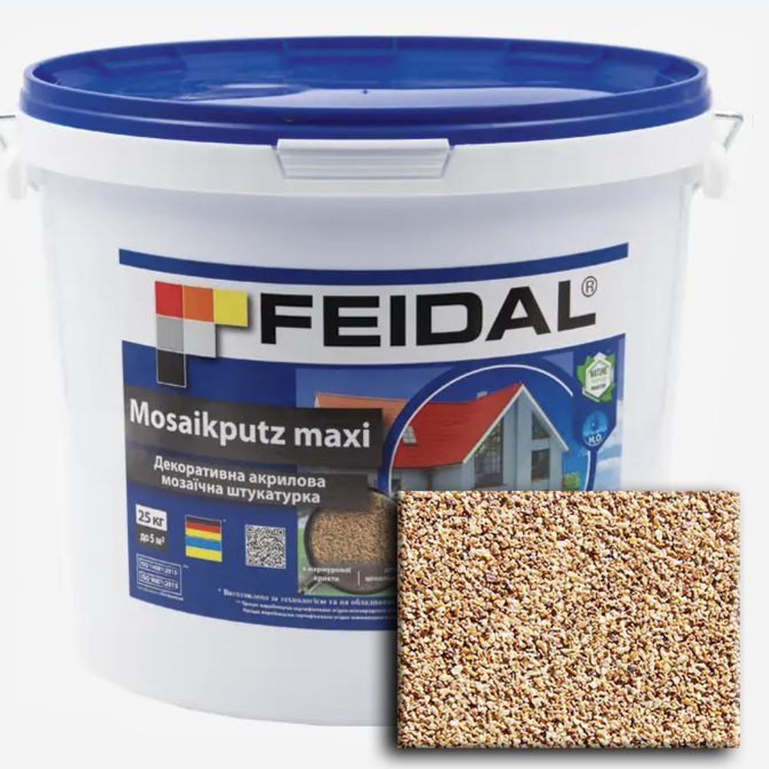 Декоративна штукатурка акрилова Feidal Mosaikputz maxi C31 мозаїчна 25 кг (27582128)