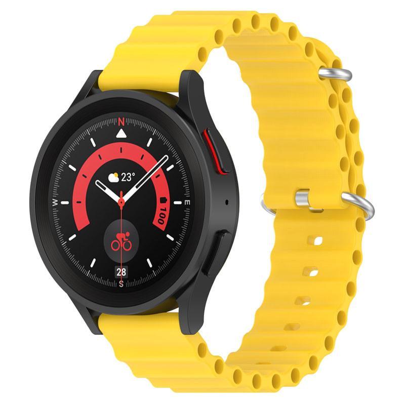 Ремінець Ocean Band для Smart Watch 22 мм Жовтий (00000068669_5)