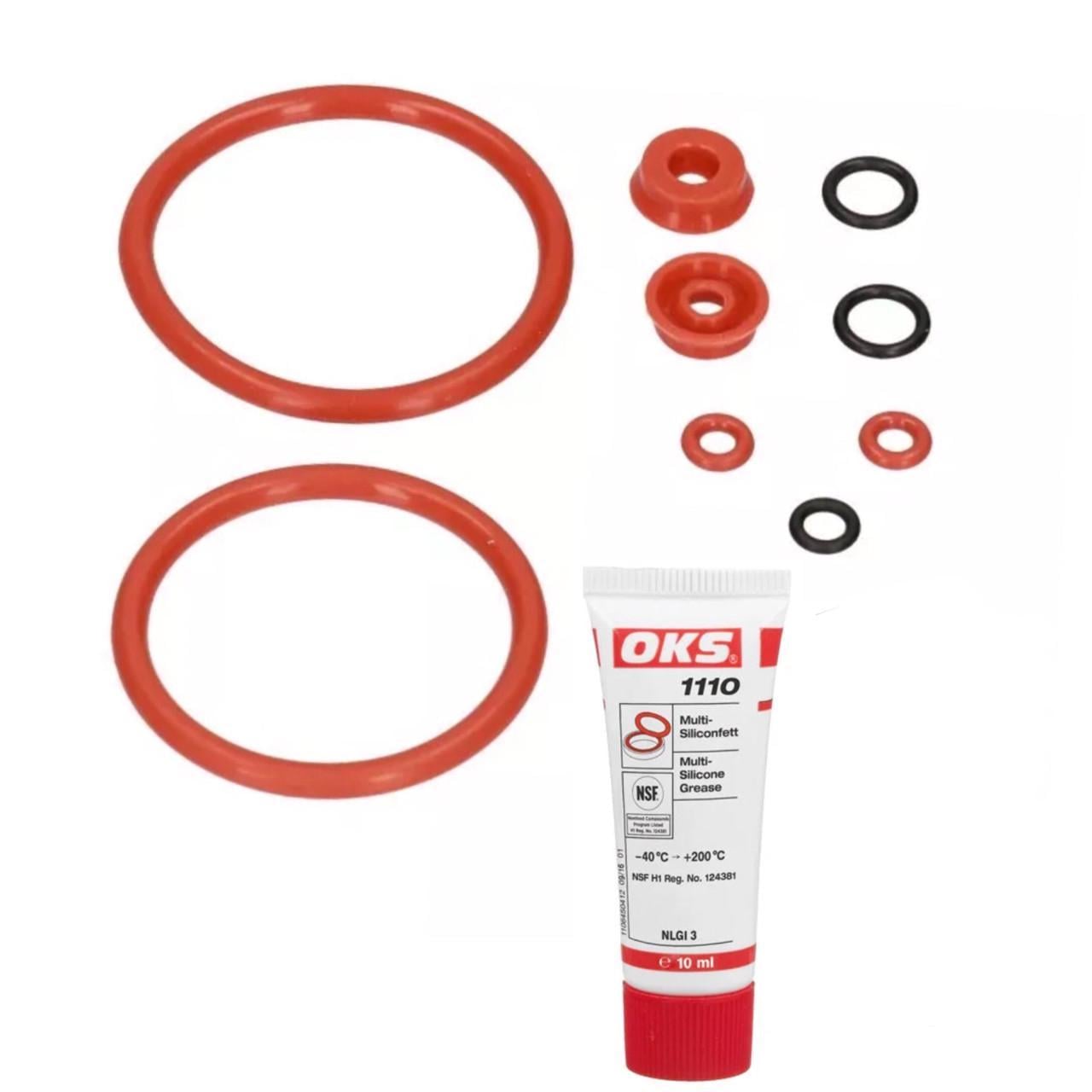 Ремкомплект для обслуживания для заварного устройства кофемашины AEG CaFamosa со смазкой OKS 1110 (1602285174)