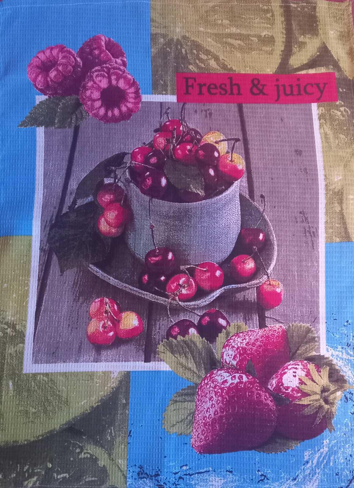 Рушник кухонний фрукти 50х63 см (84) Рушник кухонний фрукти 50х63 см (84)