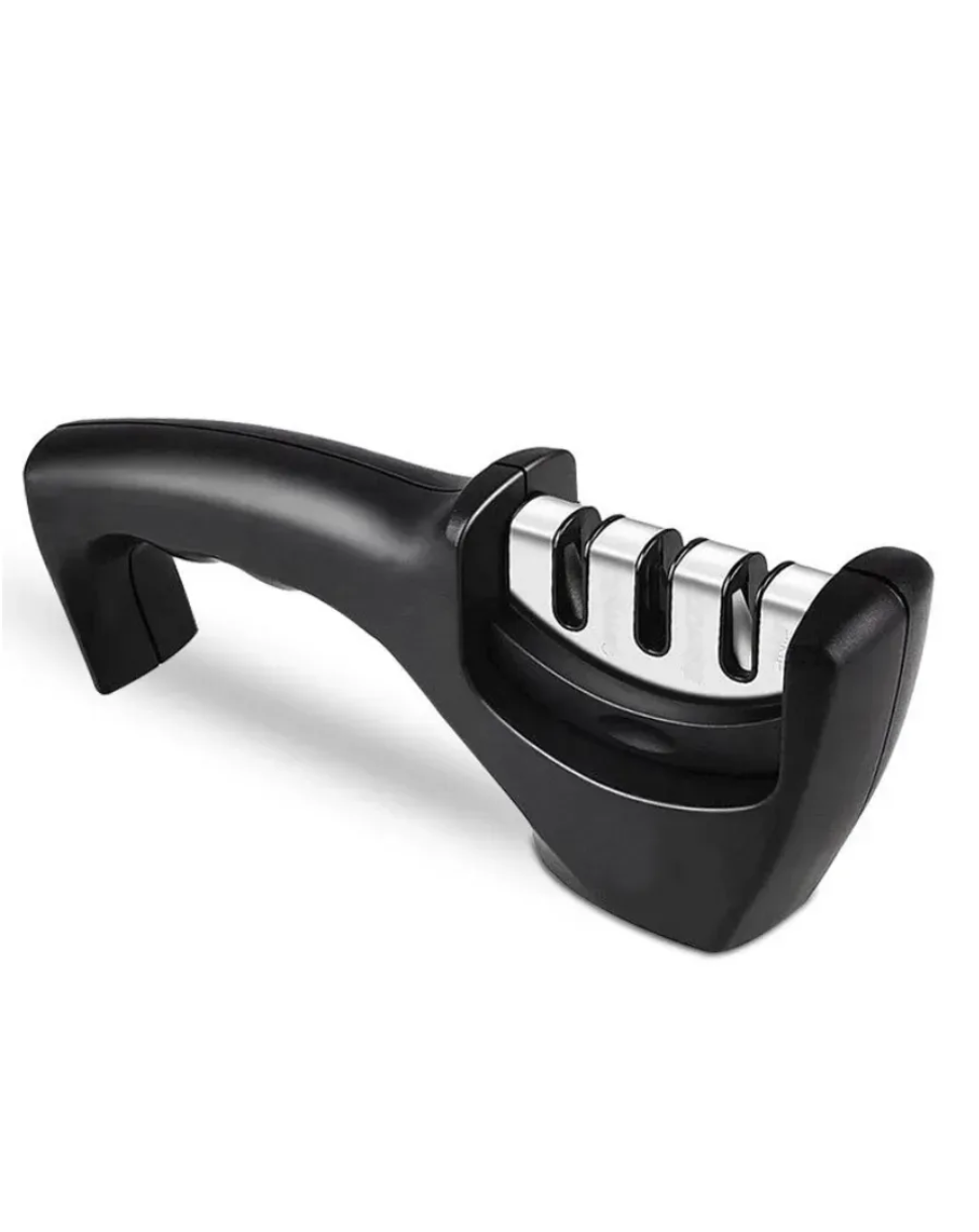 Точилка для кухонных ножей механическая TOCH0013 три вида заточки Черный (29397682) Точилка для кухонных ножей механическая TOCH0013 три вида заточки Черный (29397682)