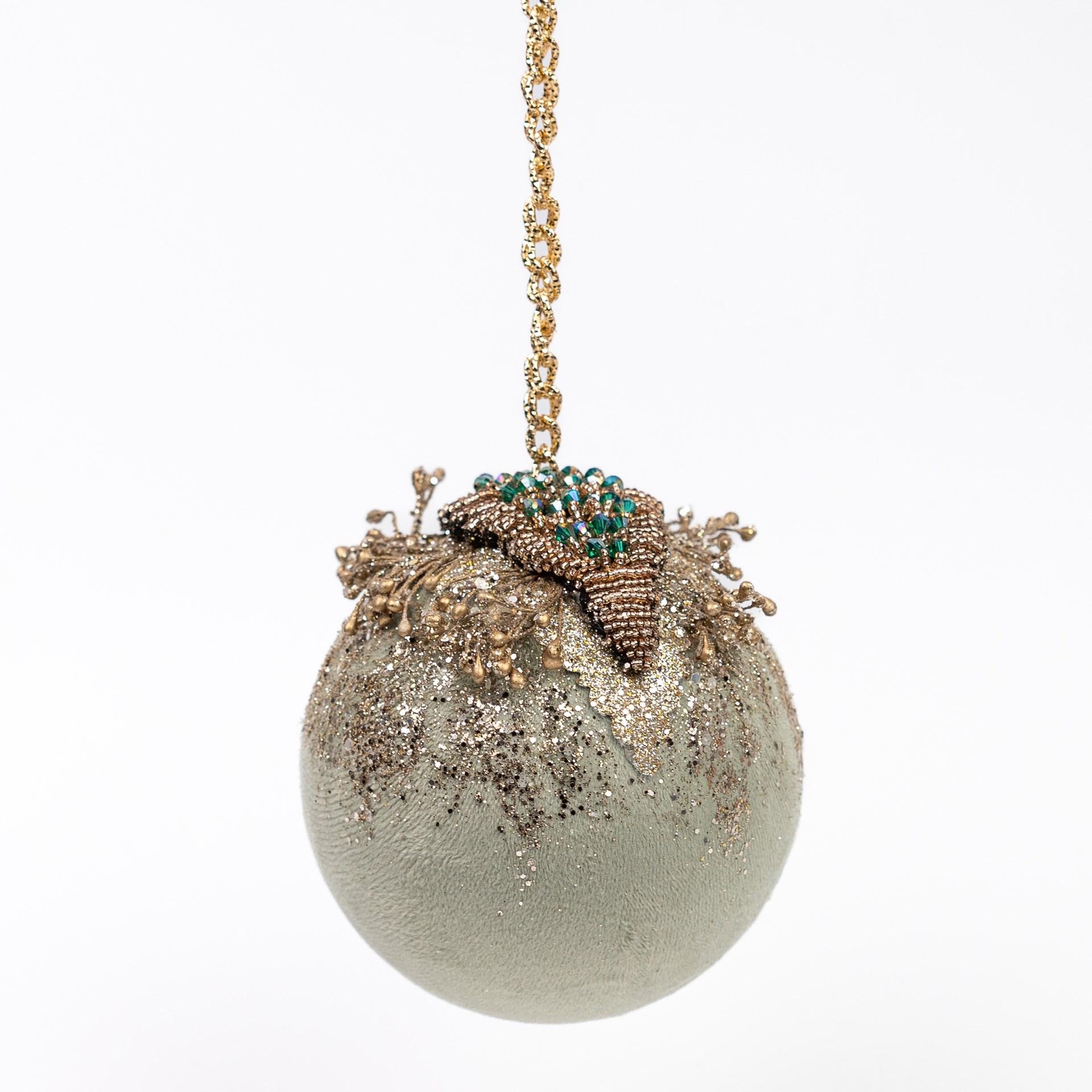 Іграшка на ялинку Флоріаль "Олівія" куля 8 см (1851)