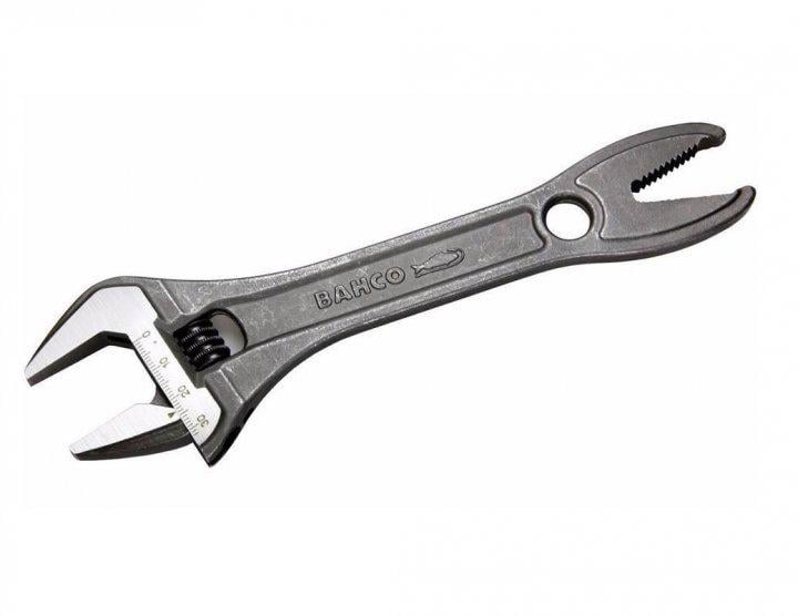 Ключ разводной Bahco 205 мм с измерительной шкалой до 32 мм и захватом Крокодил 31 (11365)