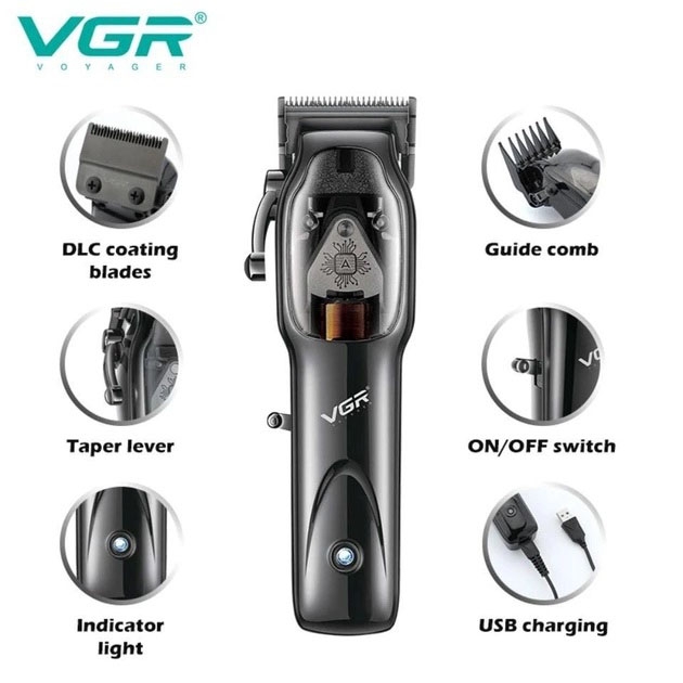 Машинка для стрижки VGR Hair Clipper V-653 Voyager - фото 4