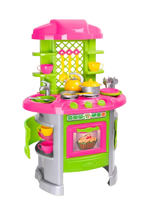 Дитяча ігрова кухня Технок з посудом (0915TXK)