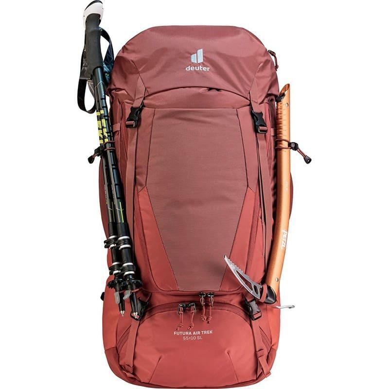 Рюкзак туристичний Deuter Futura Air Trek 55+10 л Redwood/Lava (3402221 5574) - фото 4