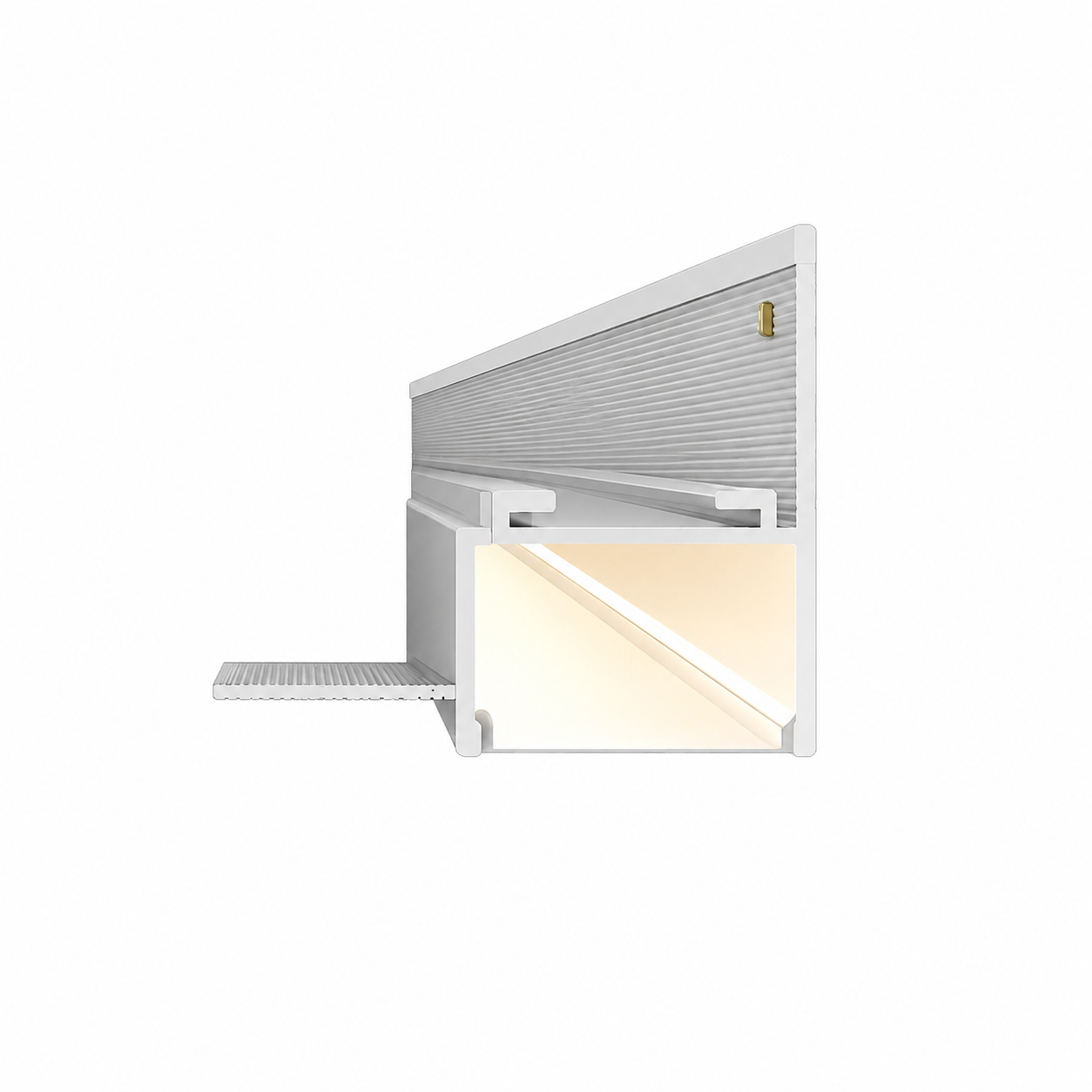Профіль тіньовий під LED SVT-25 25 мм 3000 мм Без покриття (2436721099)