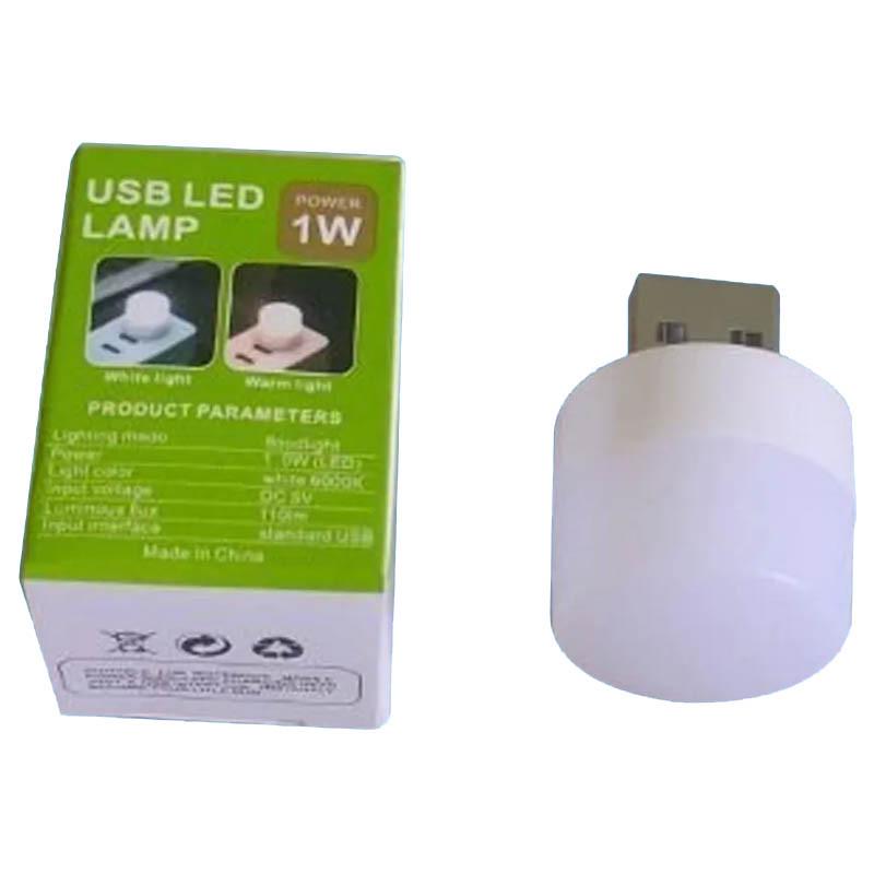 Лампа циліндр LED USB 1W Білий (00000057741_1) - фото 5