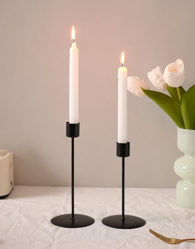 Підсвічник 15045 2,8х9х20,5 см Чорний (5003208) - фото 2