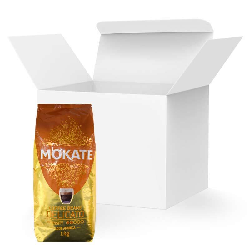 Кава в зернах Mokate Delicato 1 кг 8 шт.