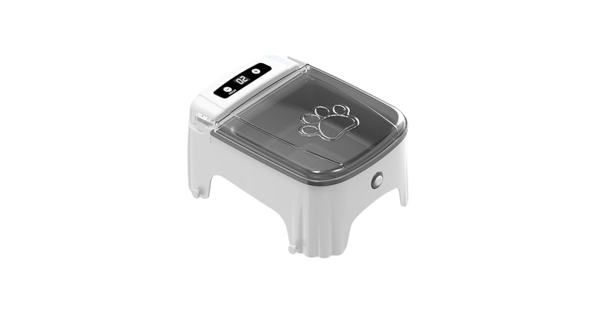 Автоматическая кормушка с таймером для кошек и собак 1 отсек 600 мл (8-18-2054113)