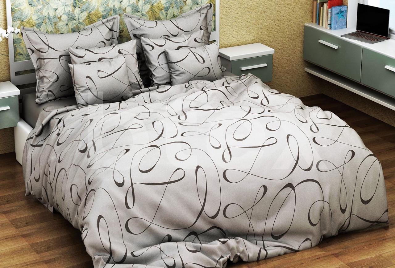 Комплект постельного белья Роспись 150х220 см полуторный бязь Серый (G-4047grey/1.5) Комплект постельного белья Роспись 150х220 см полуторный бязь Серый (G-4047grey/1.5)
