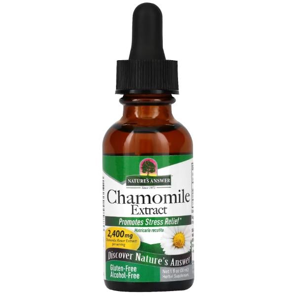 Экстракты для повышения иммунитета Nature's Answer Chamomile Extract g 2400 мг 30 мл 15 порций (000022231)