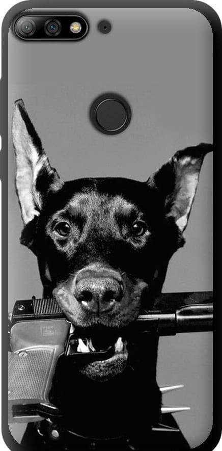 Чехол на Huawei Y7 Prime 2018 Доберман (2745b-1509-42517)