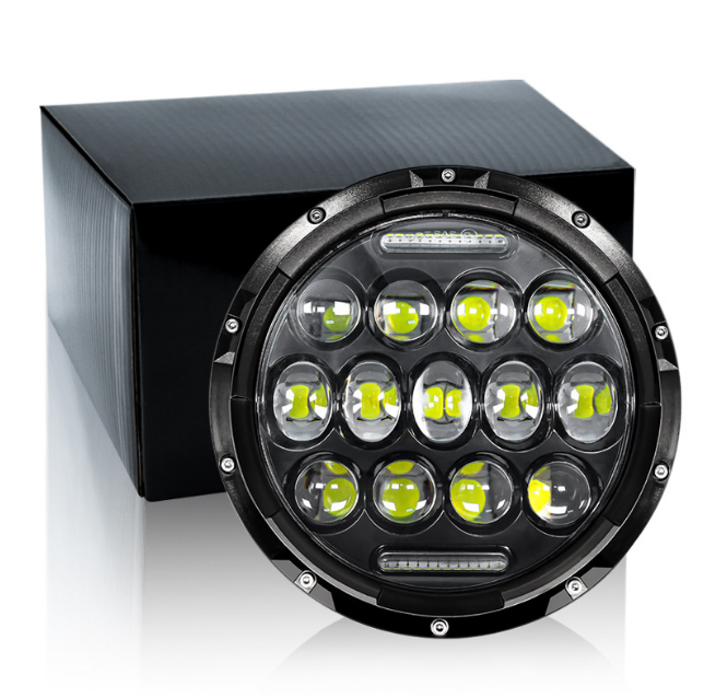 Скрамблер Scrambler светодиодная фара LED 7" 17,8 см 75 Вт