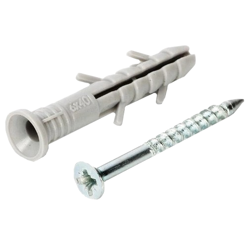 Комплект дюбель-гвоздей APRO SMTP-60060 для быстрого крепления 6х60 мм 100 шт. Белый (32534792)