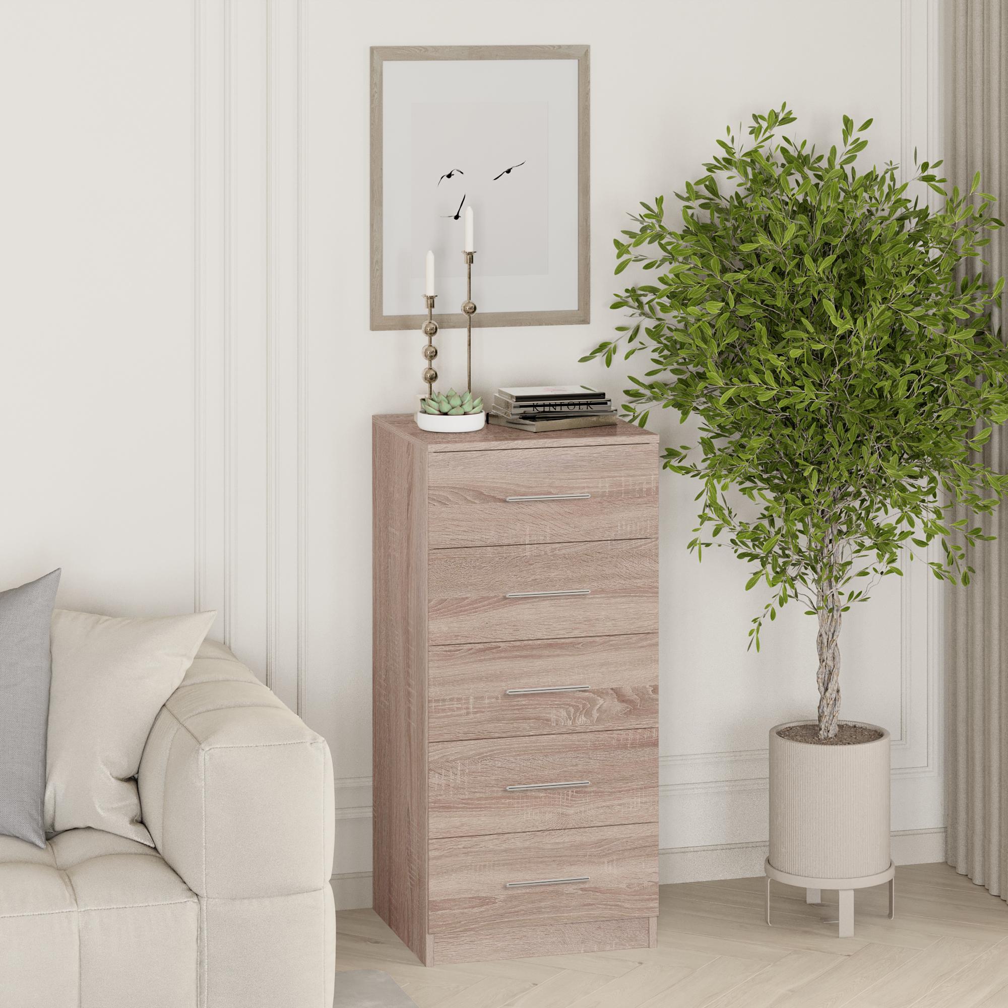 Комод Standart K5h 500x450x1100 мм Дуб Сонома Трюфель
