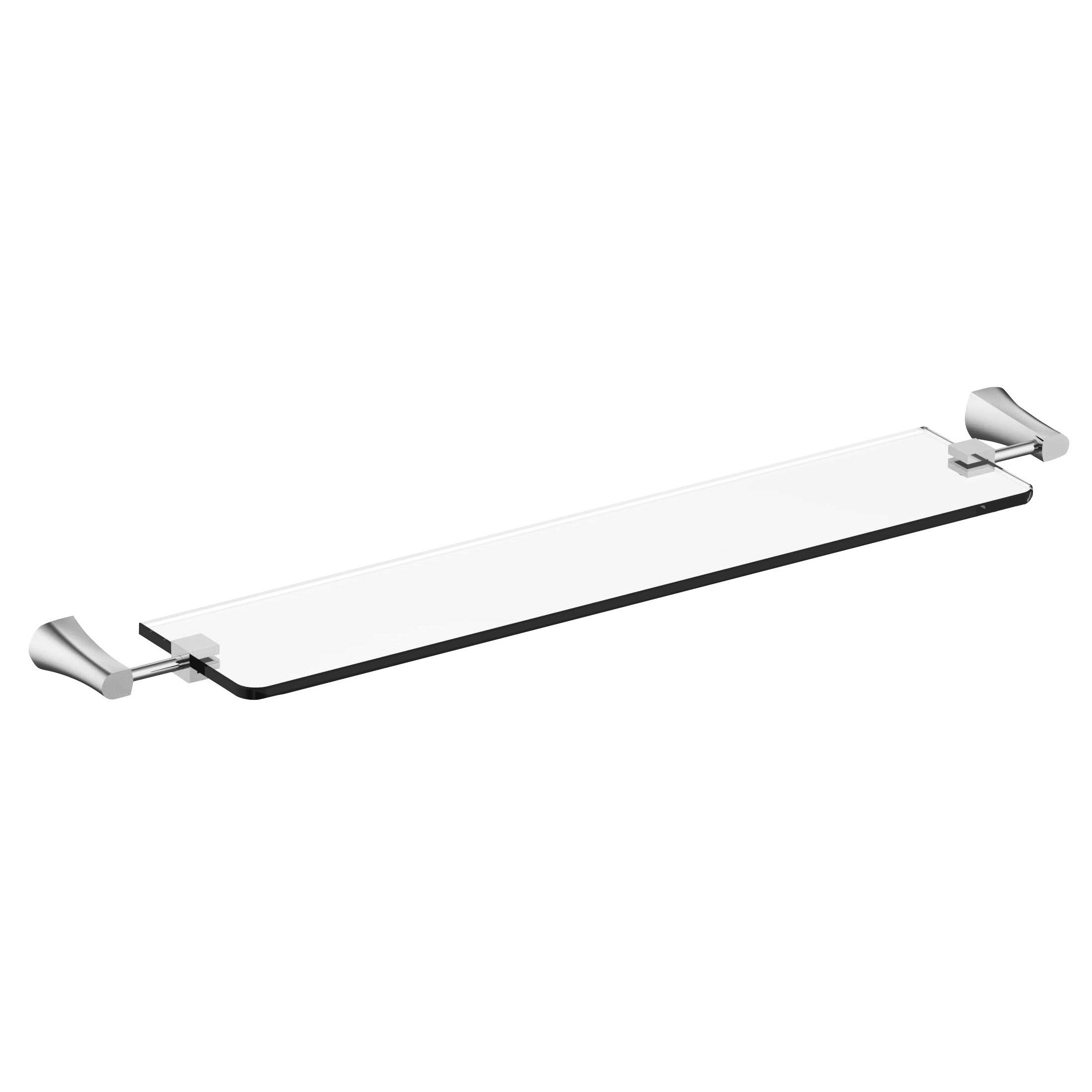 Полка настенная для ванной Imprese CUTHNA 160280 stribro стеклянная одинарная Хром (112209) Полка настенная для ванной Imprese CUTHNA 160280 stribro стеклянная одинарная Хром (112209)